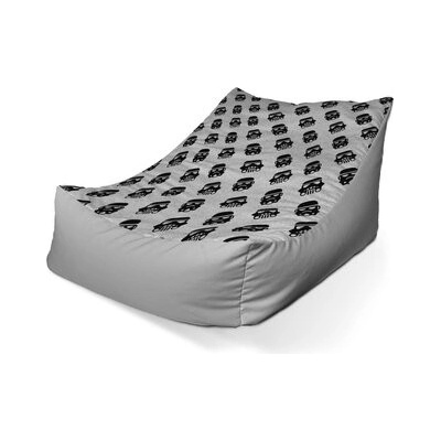 Sablio sedací vak lounge Star Wars Stormtrooper Pattern šikmý 80 x 95 x 50 cm