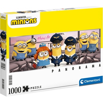 CLEMENTONI Panoramatické Mimoni 2 1000 dílků