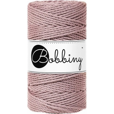 Bobbiny bavlněná šňůra na macramé 3ply REGULAR mauve