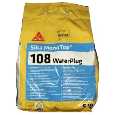 Sika MonoTop-108 WaterPlug, 5kg - blesková těsnicí malta pro zastavování průsaků