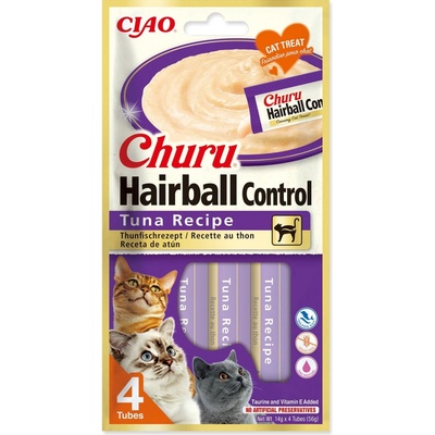 Churu Cat Hairball Tuna Recipe 4 x 14 g