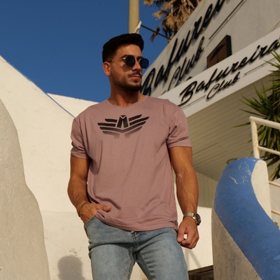 Iron Aesthetics pánské sportovní tričko Break starorůžové – Hledejceny.cz