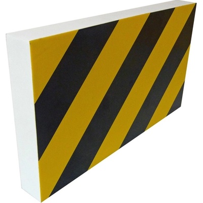 Pěnový ochranný varovný samolepicí profil SoftBumpers – 350×200 mm, žluto-černá