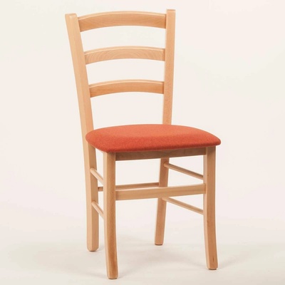 ITTC Stima Venezia s čalouněným sedákem buk / Lux terracotta 10