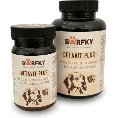 Barfky BETAVIT PLUS - Extra silná podpora imunity psov s betaglukánom a šípkami Hmotnosť: 190 g