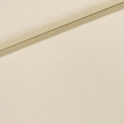 TextilCentrum.cz Režné bavlněné plátno ECOCANVAS NATUR UNI, jednobarevná režná, š.145cm (látka v metráži)