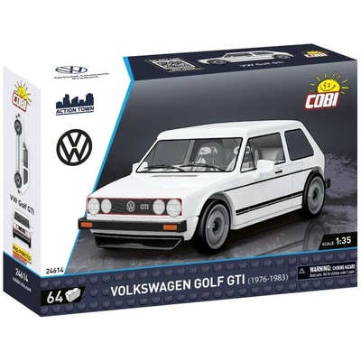 COBI 24614 Automobil Volkswagen GOLF (1974-1983) GTI biely