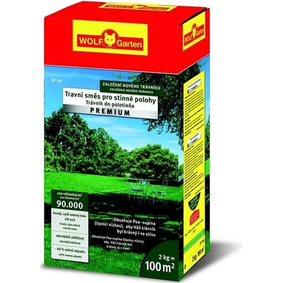 Travní osivo SUPRA PREMIUM SP 100 WOLF-GARTEN 2 kg – Hledejceny.cz