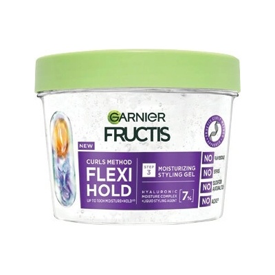 Garnier Fructis Curls Method Flexi Hold Hydratačný stylingový gél, 370 ml