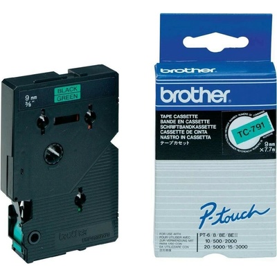 BROTHER TC-791 zelená čierna 9 mm