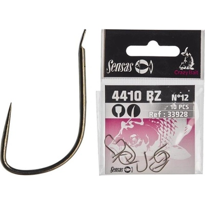 Sensas Crazy Bait 4410 Barbless vel.12 10ks
