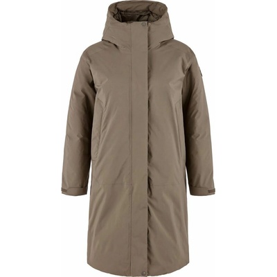 Fjallraven Ovik GTX Padded Parka W Suede Brown