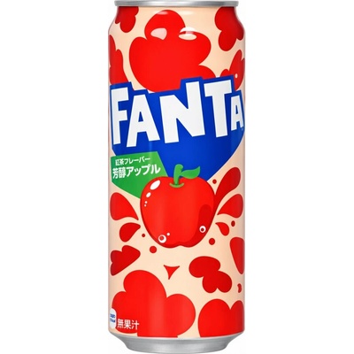 Fanta sycený nápoj s příchutí jablka 0,5 l