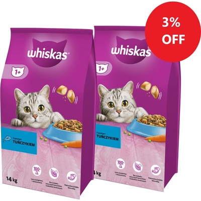 Whiskas tuniak 2 x 14 kg