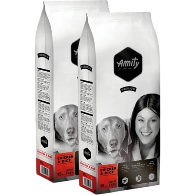 Amity Premium Dog Adult Chicken & Rice 2 x 15 kg