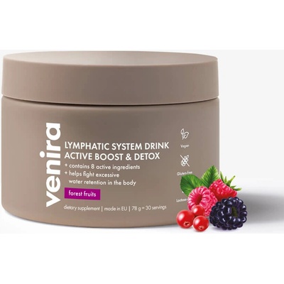 Venira lymfa system active boost & detox lesné plody 78 g