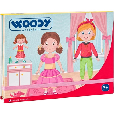 Woody Krabička s magnetickými tvary - Módní salon