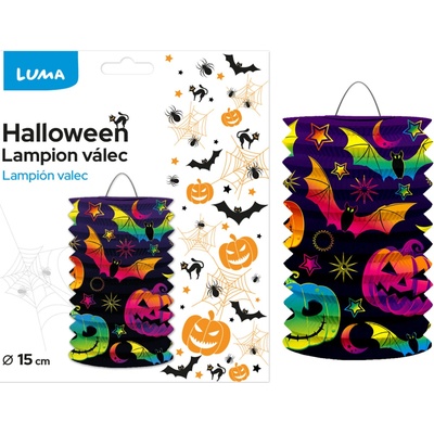 Lampion 15cm válec HALLOWEEN dýně LUMA – Hledejceny.cz