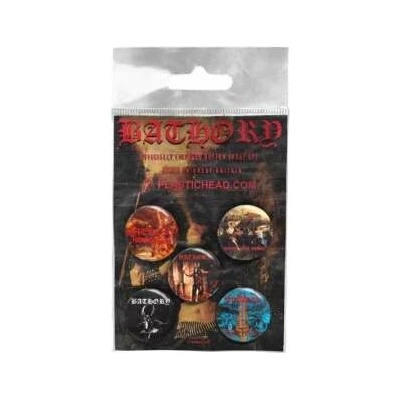 Sada Placek Bathory Button Badge set