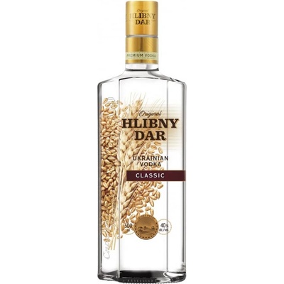 Hlibny Dar Vodka 40% 0,5 l (holá láhev)