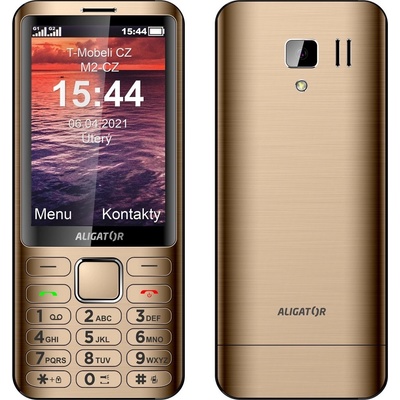 ALIGATOR D950 Dual SIM zlatá – Hledejceny.cz