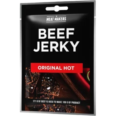Meat Makers Beef Jerky Original Hot 25 g – Hledejceny.cz