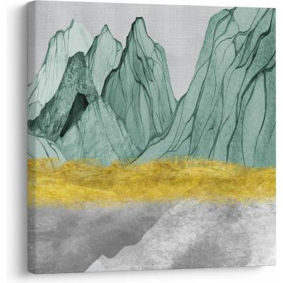 Obraz - Smaragdové hory N⁰1, jednodielne 30x30 cm