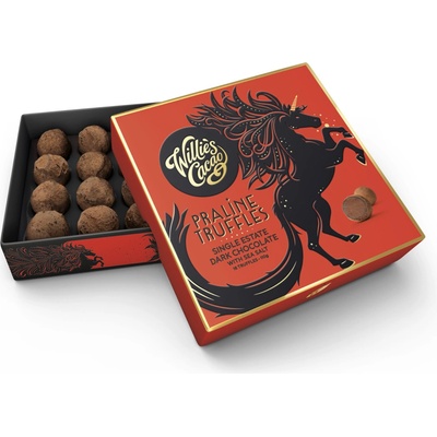 Willie's Cacao 70% hořké Truffles s mořskou solí 110 g