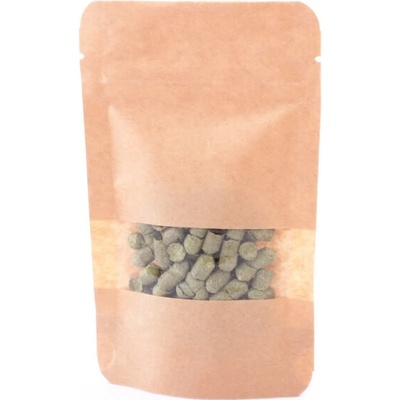 Doypack sáček 130*225 mm, 500 ml, s menším okénkem, papírový, 100 ks