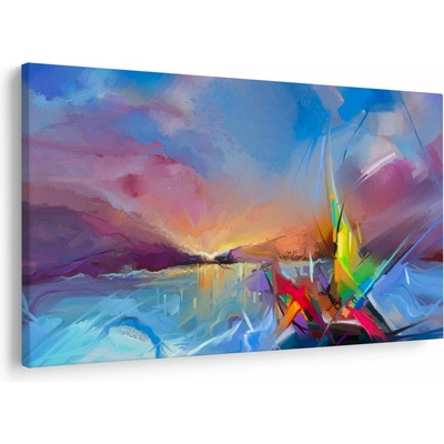 Obraz - Západ slnka, jednodielne 120x80 cm