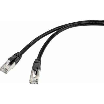 Lindy 47525 RJ45, CAT 6, U/UTP, 10m, černý