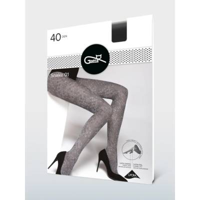 Gatta punčochové kalhoty Snake 40 vz.01 grey-nero
