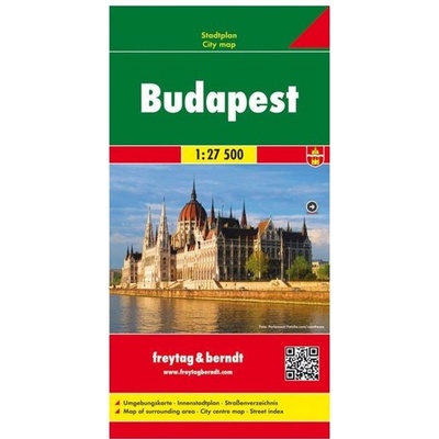 Budapešť mapa 1:27 500
