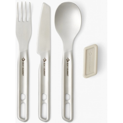 SEATOSUMMIT Detour Stainless Steel Cutlery Set 3 ks