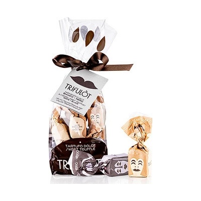 Bosfood Lanýžové pralinky tmavá a bílá čokoláda trifulòt 200 g
