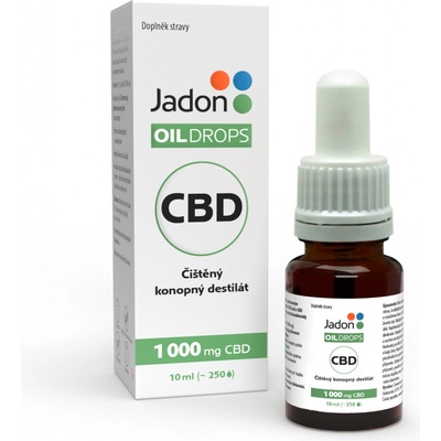 Jadon oil drops konopný olej CBD 10% 10 ml