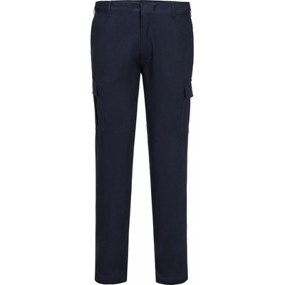 Portwest S231 Streč Slim Combat nohavice Námornícka modrá