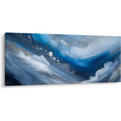 Obraz - Abstrakcia oceánu, jednodielne 120x50 cm