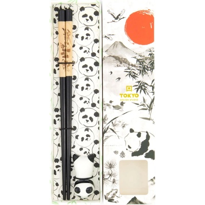 Tokyo Design Studio Darčeková sada paličiek s podložkou Panda E uni
