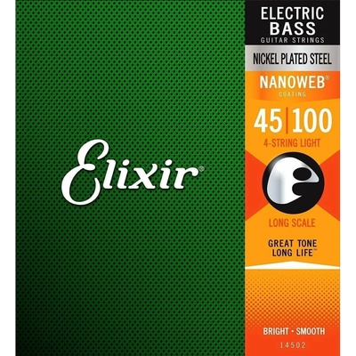 Elixir Bass Long Scale Nanoweb 14052 Light