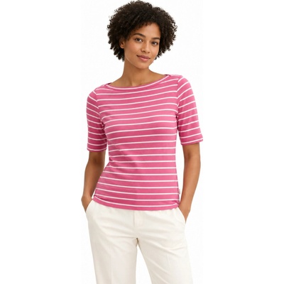 Tom Tailor T-Shirt Pink Velvet/White