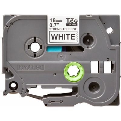 Kompatibilní páska s Brother TZ-S241/TZe-S241 18mm x 8m extr.adh. černý tisk/bílý podklad TZES241