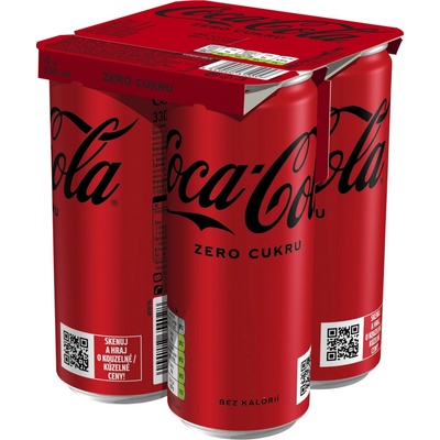 Coca Cola Zero 4 x 330 ml