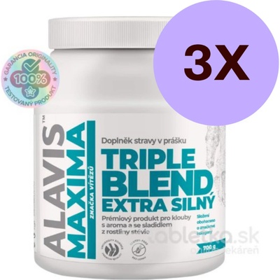Alavis Maxima Triple Blend Extra Silný s arómou a sladidlom 3 x 700 g