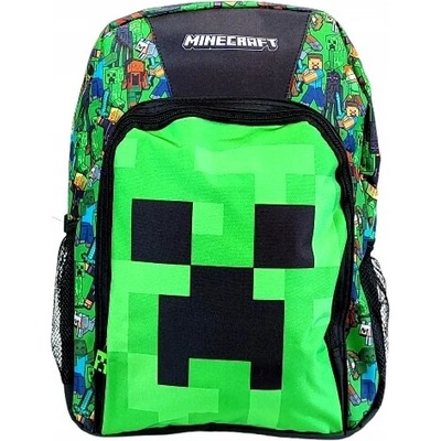 Školský batoh s jednou priehradkou Minecraft viacfarebný
