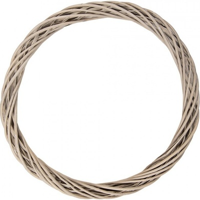Přírodní ratanový věnec Wreath Rattan XL - Ø 50*5 cm - Clayre & Eef