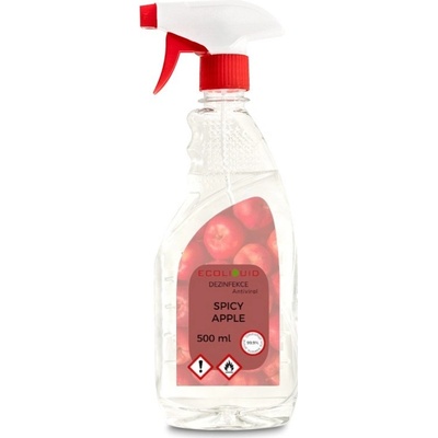 Ecoliquid Antiviral dezinfekce na ruce sprej spicy apple 500 ml
