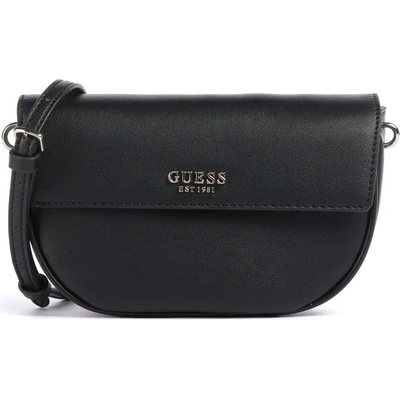 Guess půlměsíc crossbody kabelka černá