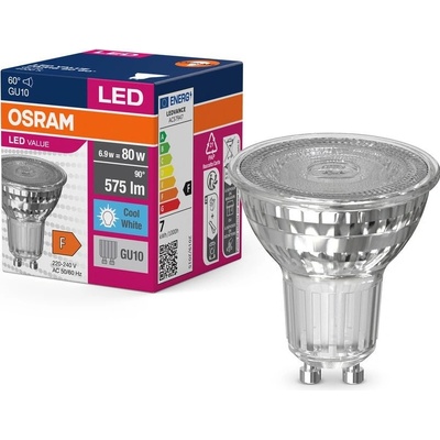 Osram LED VALUE PAR16 80 non-dim 60d 6,9W/840 GU10