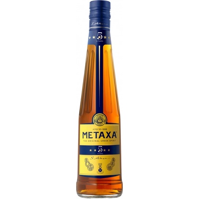 Metaxa 5* 38% 0,5 l (holá láhev)